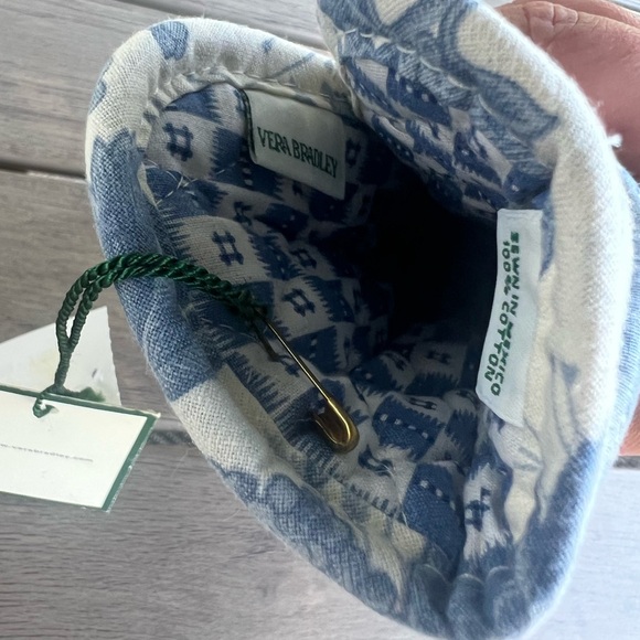 Vintage VERA BRADLEY 2001 Blue Toile Double Eye Case - Picture 4 of 10